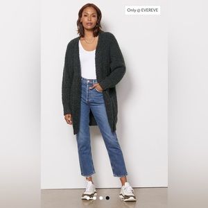 Evereve Hadley gray cardigan sweater S